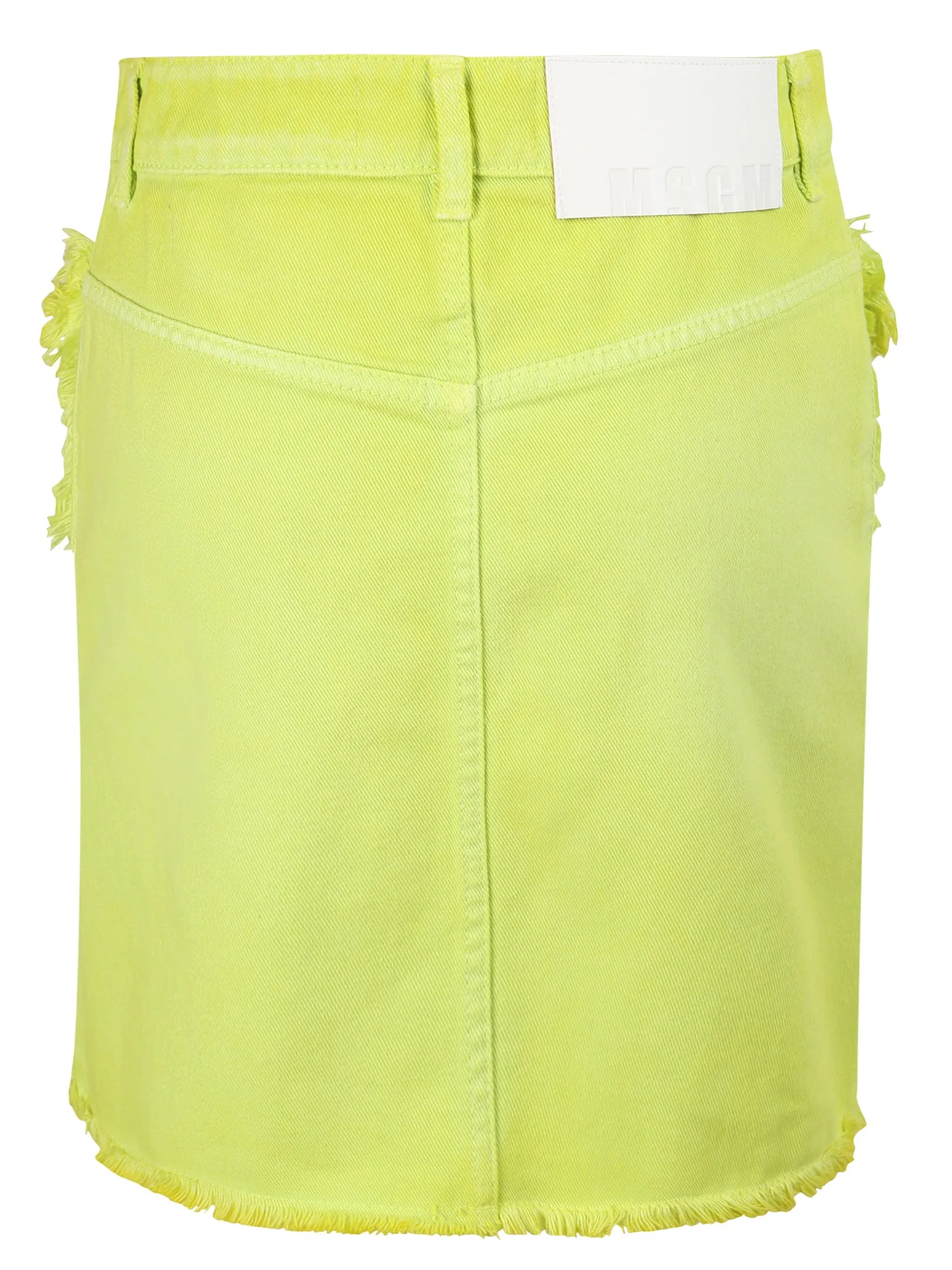 MSGM Frayed Mini Skirt