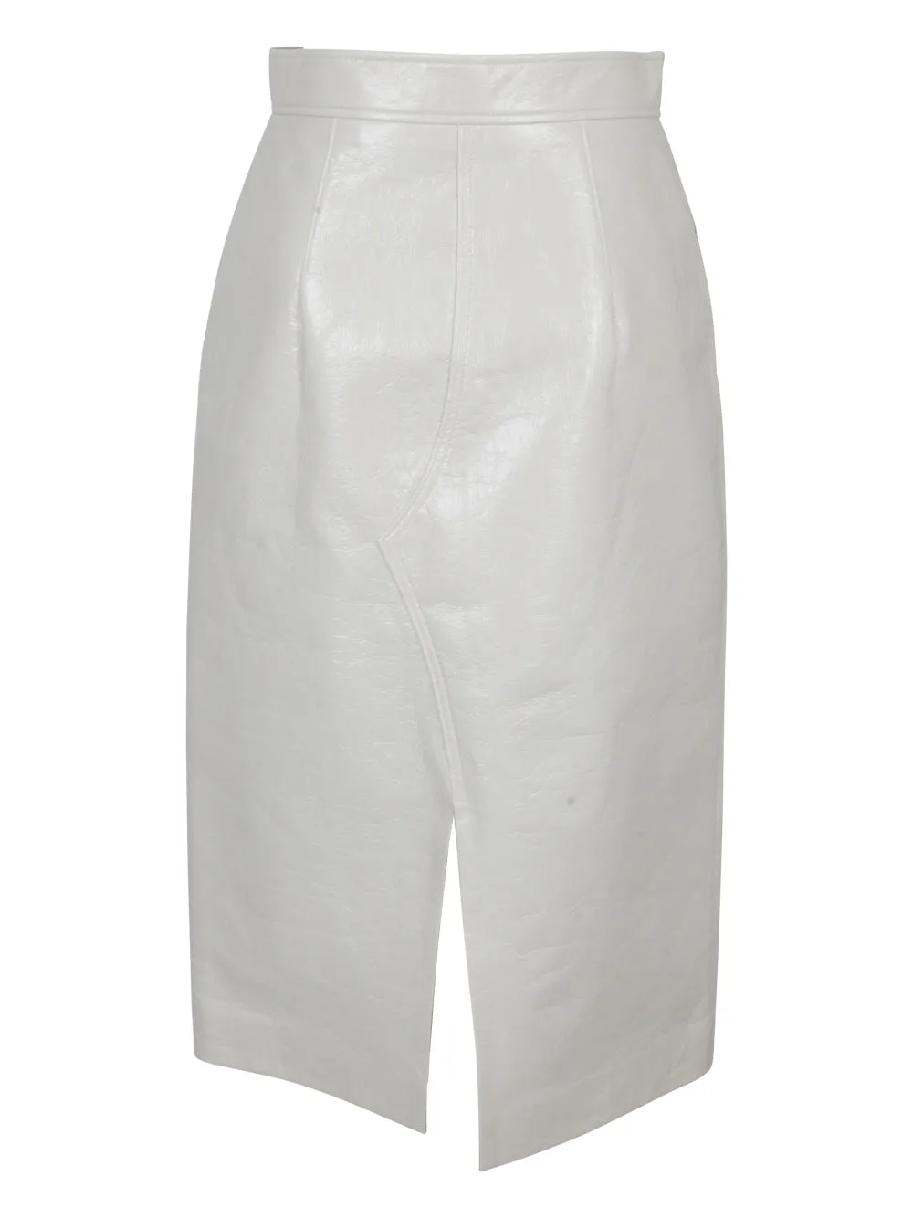MSGM Front Slit Midi Skirt