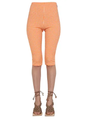 MSGM Gingham Cycling Shorts