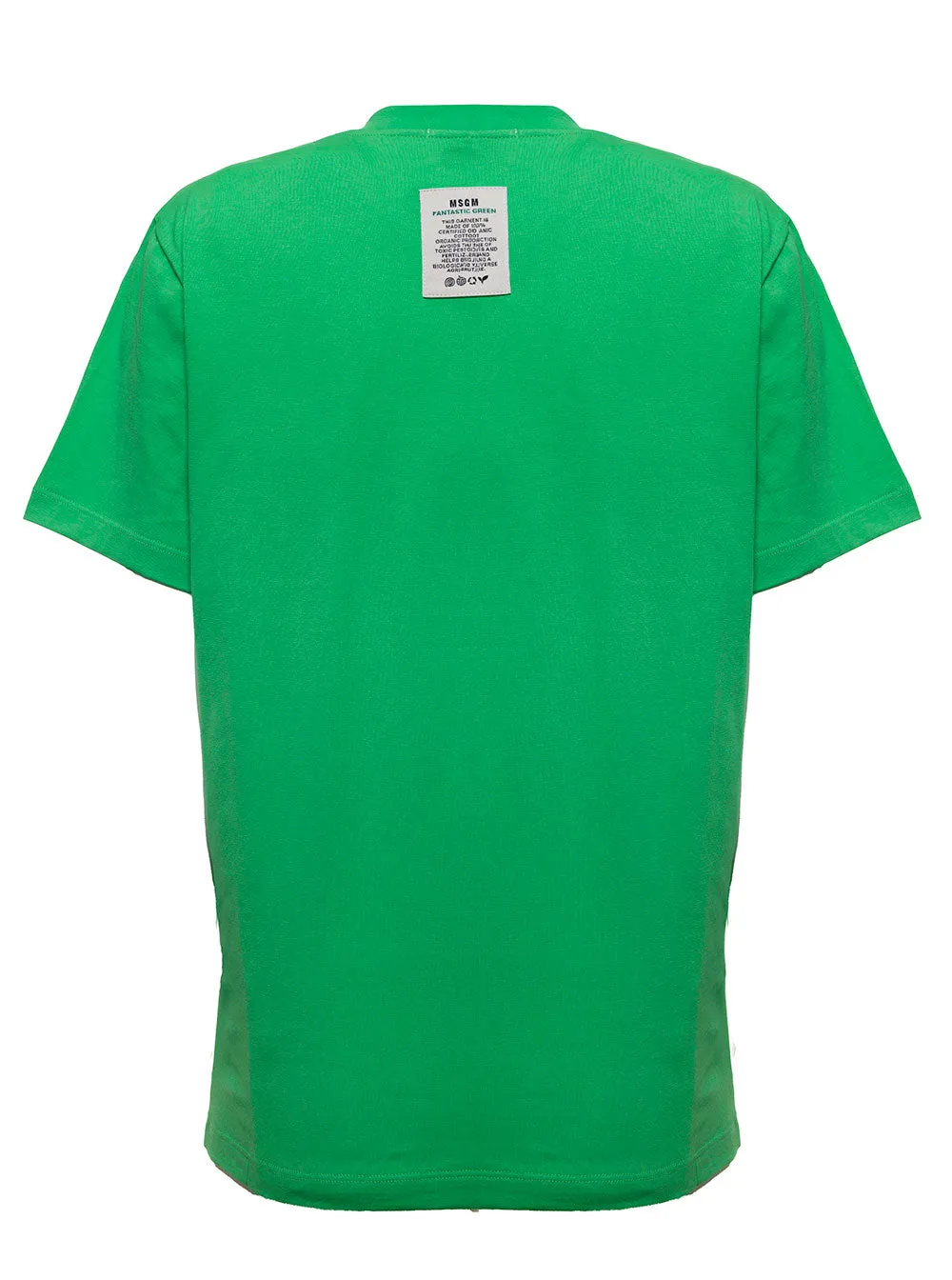 MSGM Graphic Print Crewneck T-Shirt