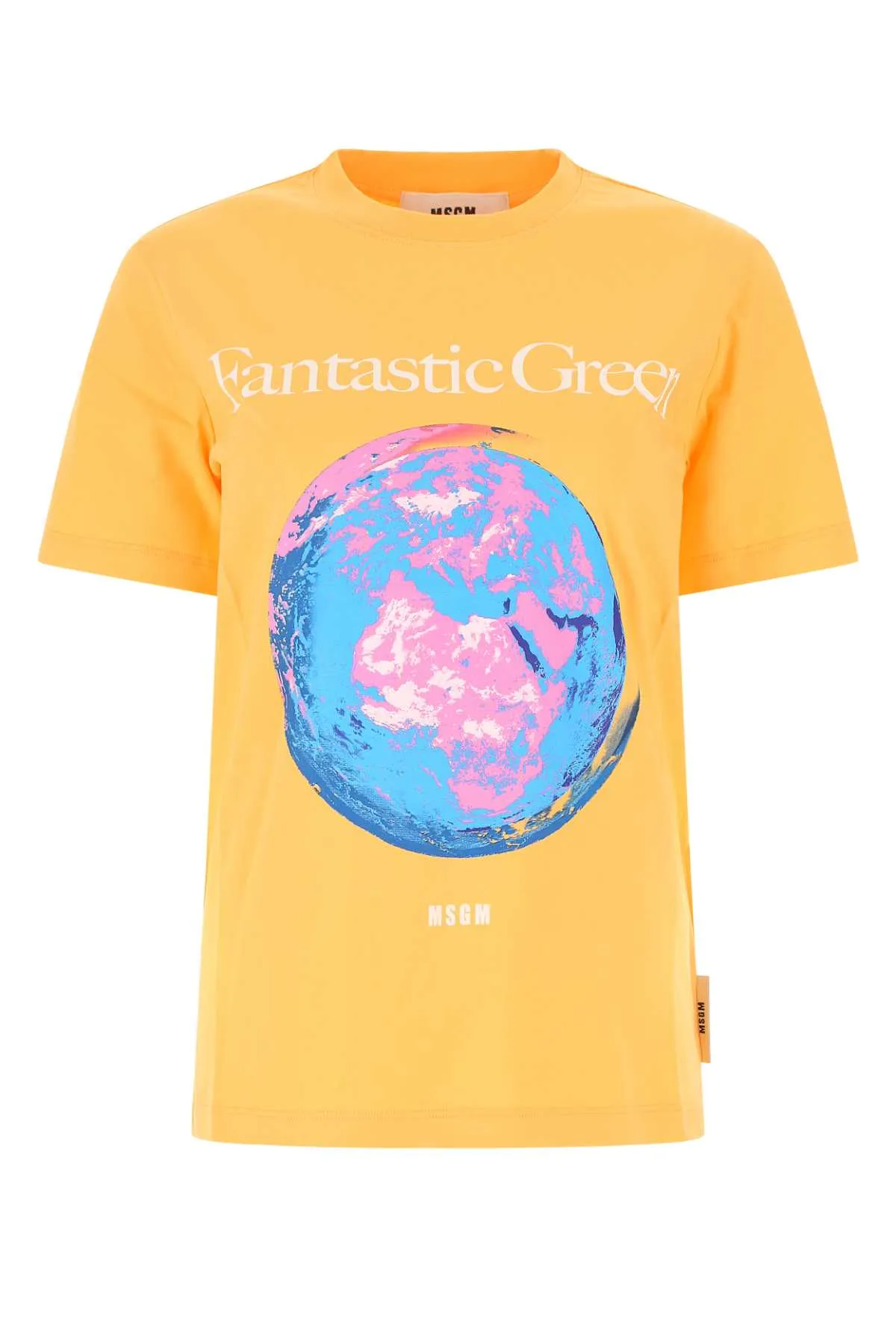 MSGM Graphic Print Crewneck T-Shirt