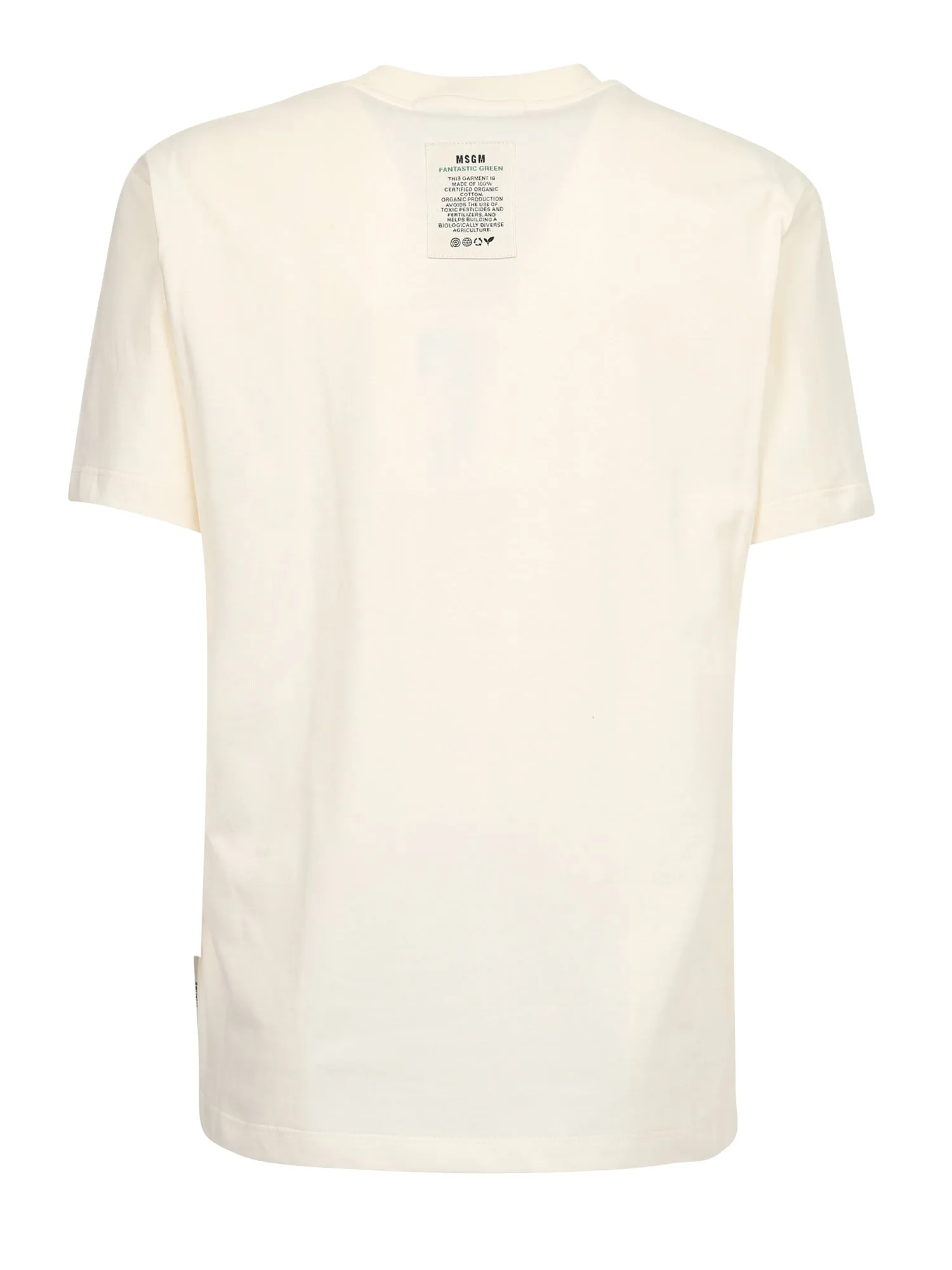 MSGM Graphic Print Crewneck T-Shirt