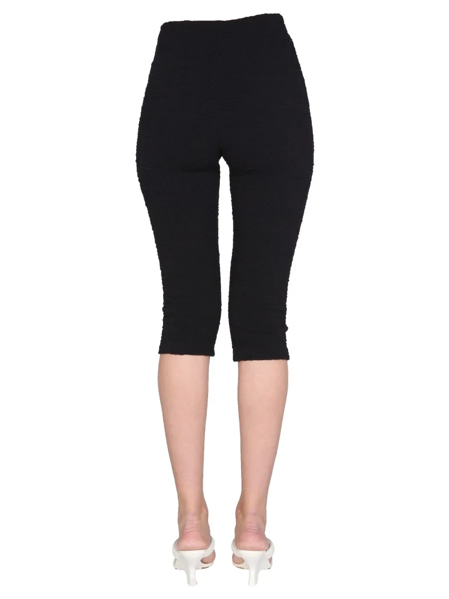 MSGM High Waisted Cropped Shorts