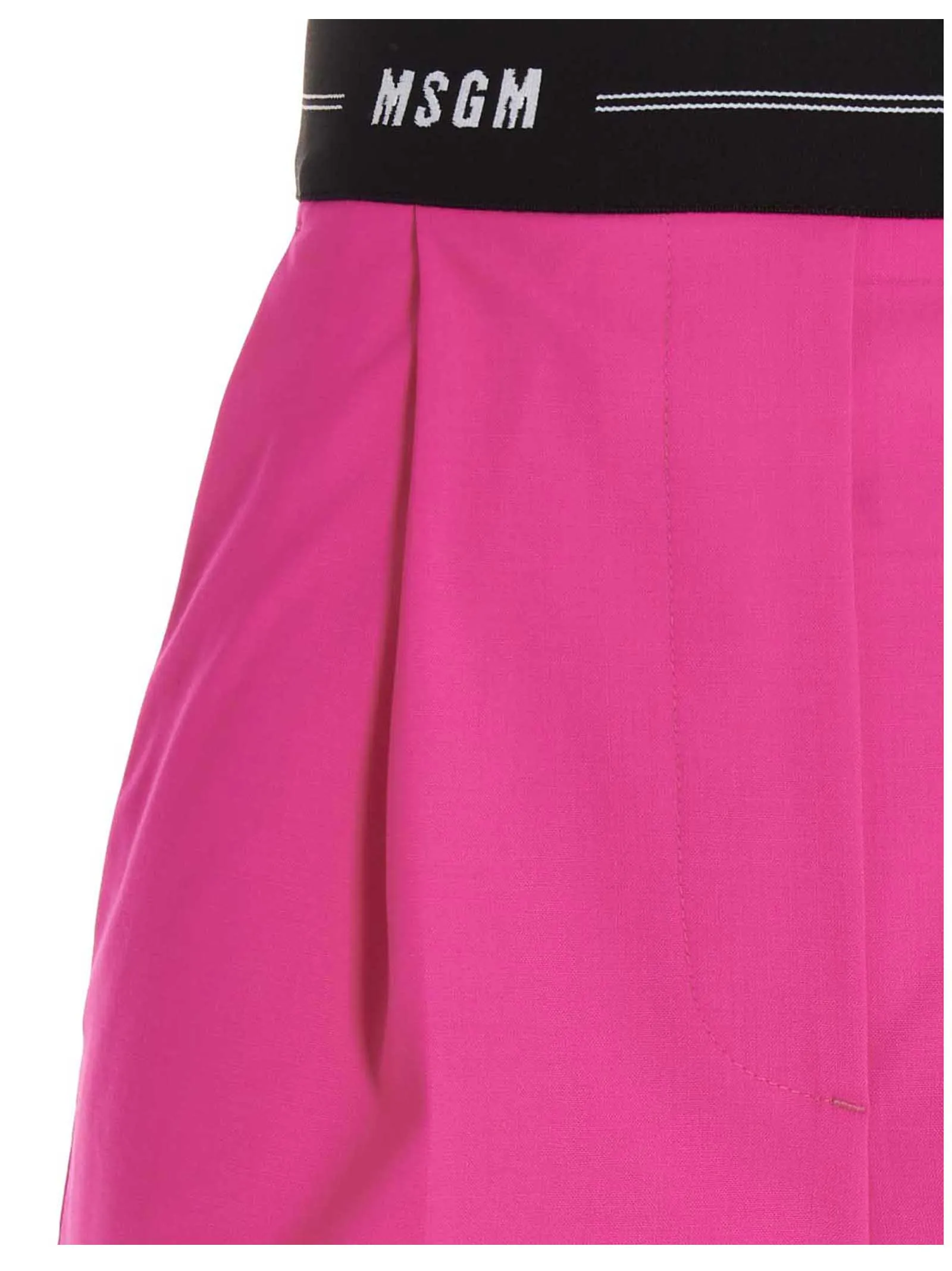 MSGM Logo Detailed Tailored Shorts