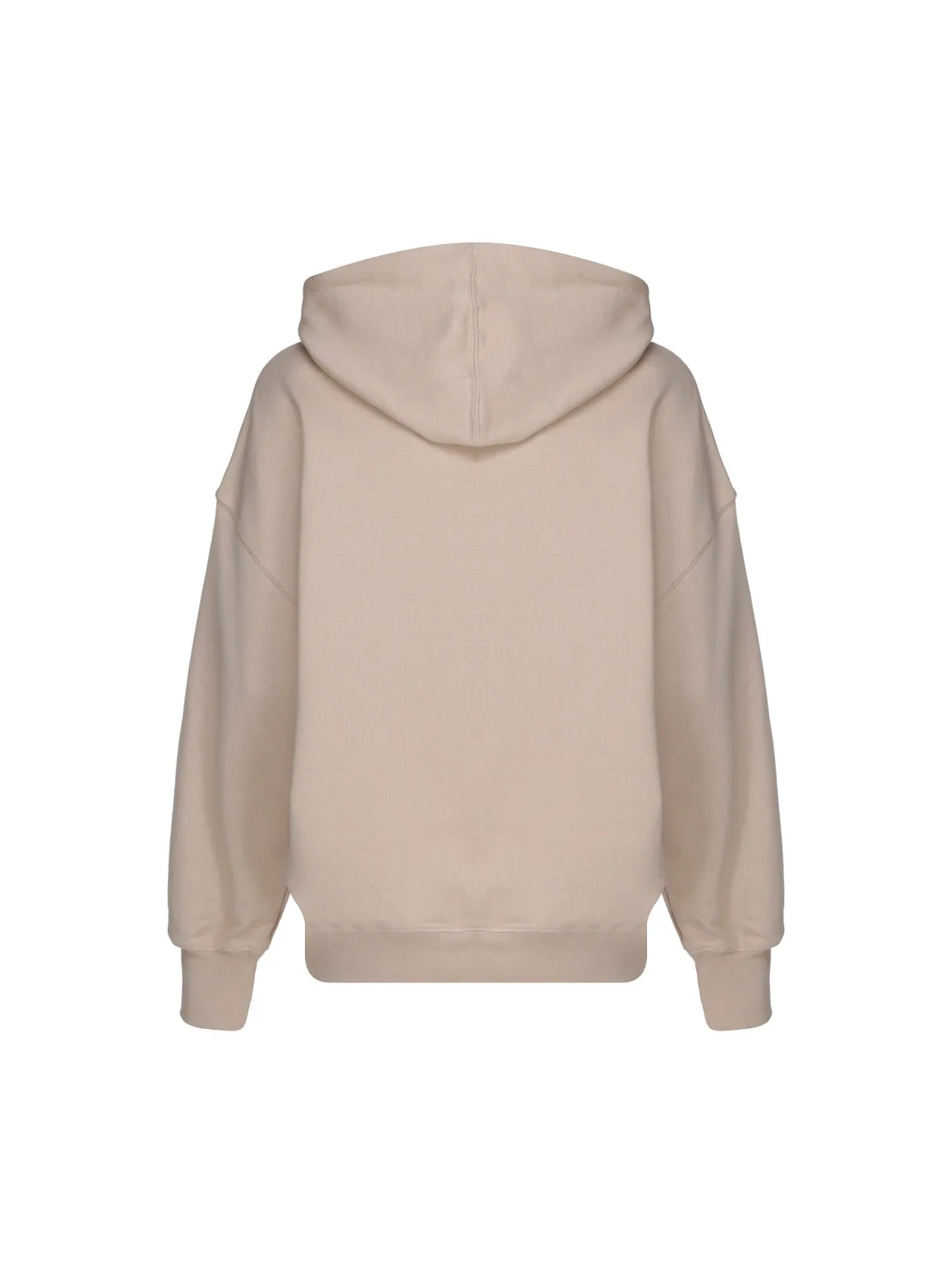 MSGM Logo Flocked Drawstring Hoodie