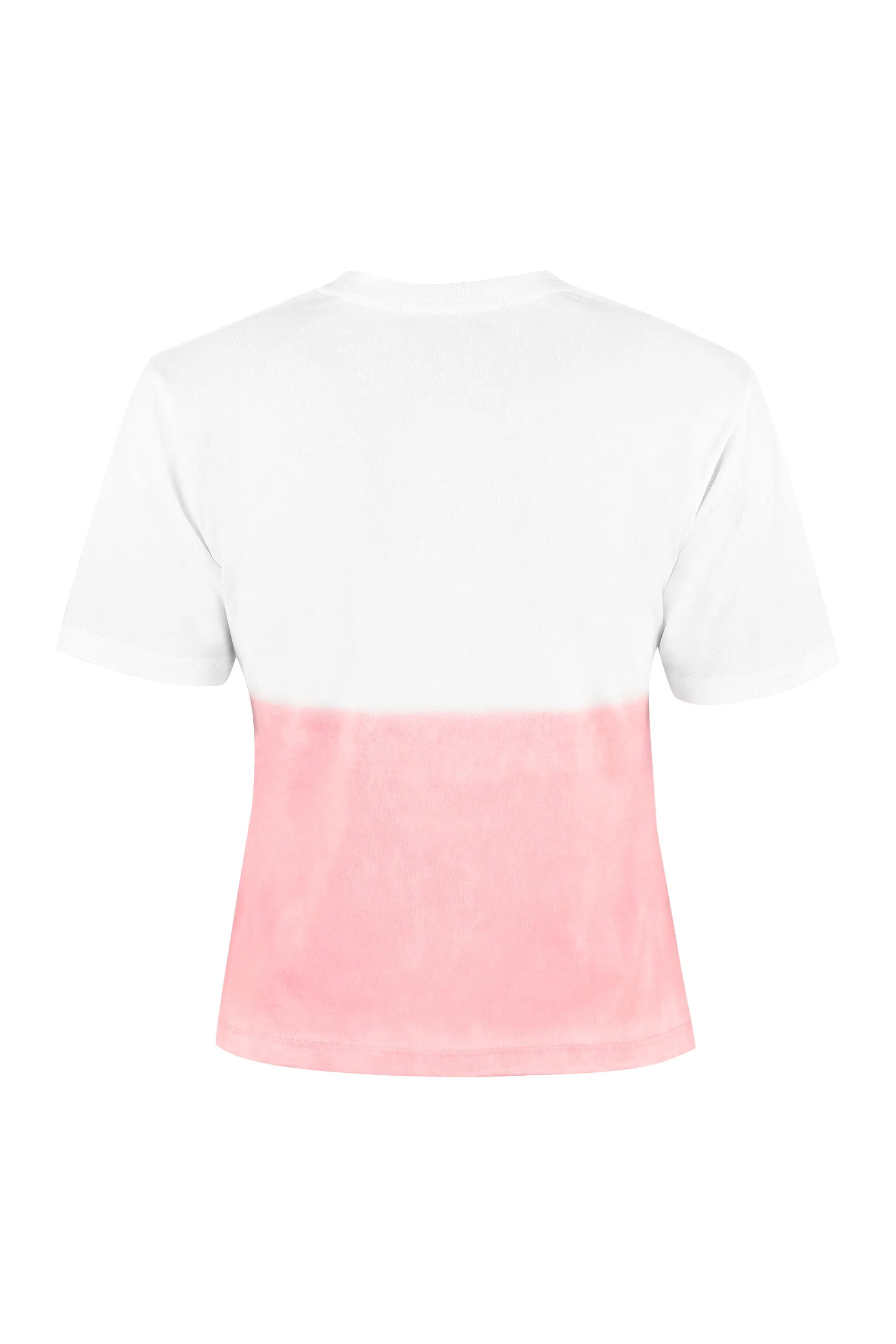 MSGM Logo Gradient Crewneck T-Shirt