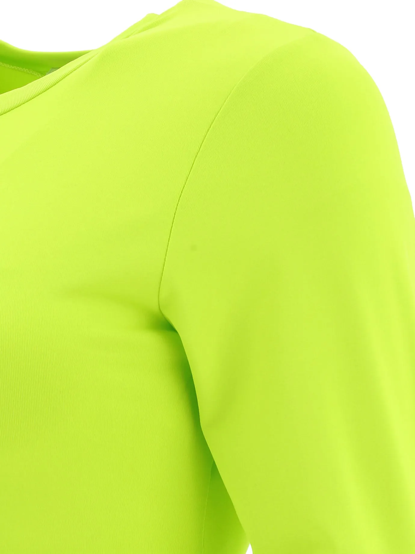 MSGM Logo Print Cropped Top
