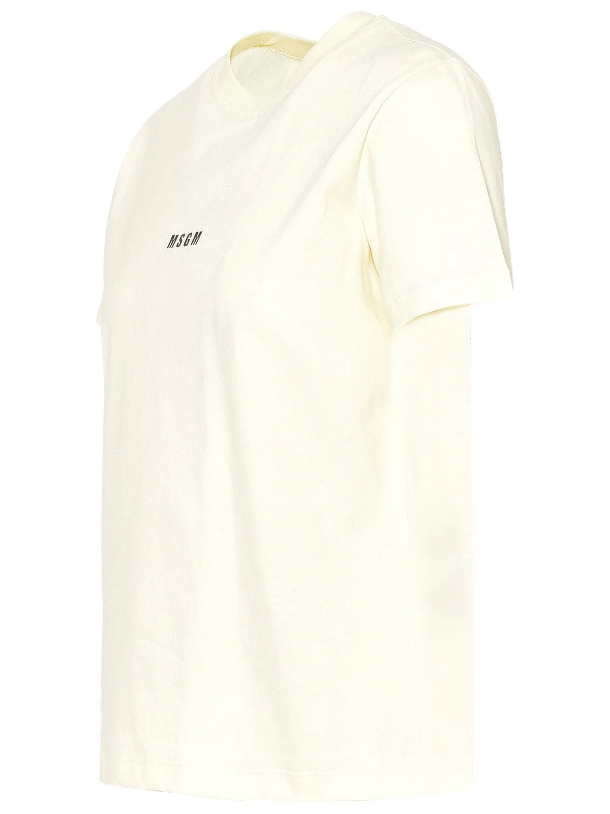 MSGM Logo Printed Crewneck T-Shirt
