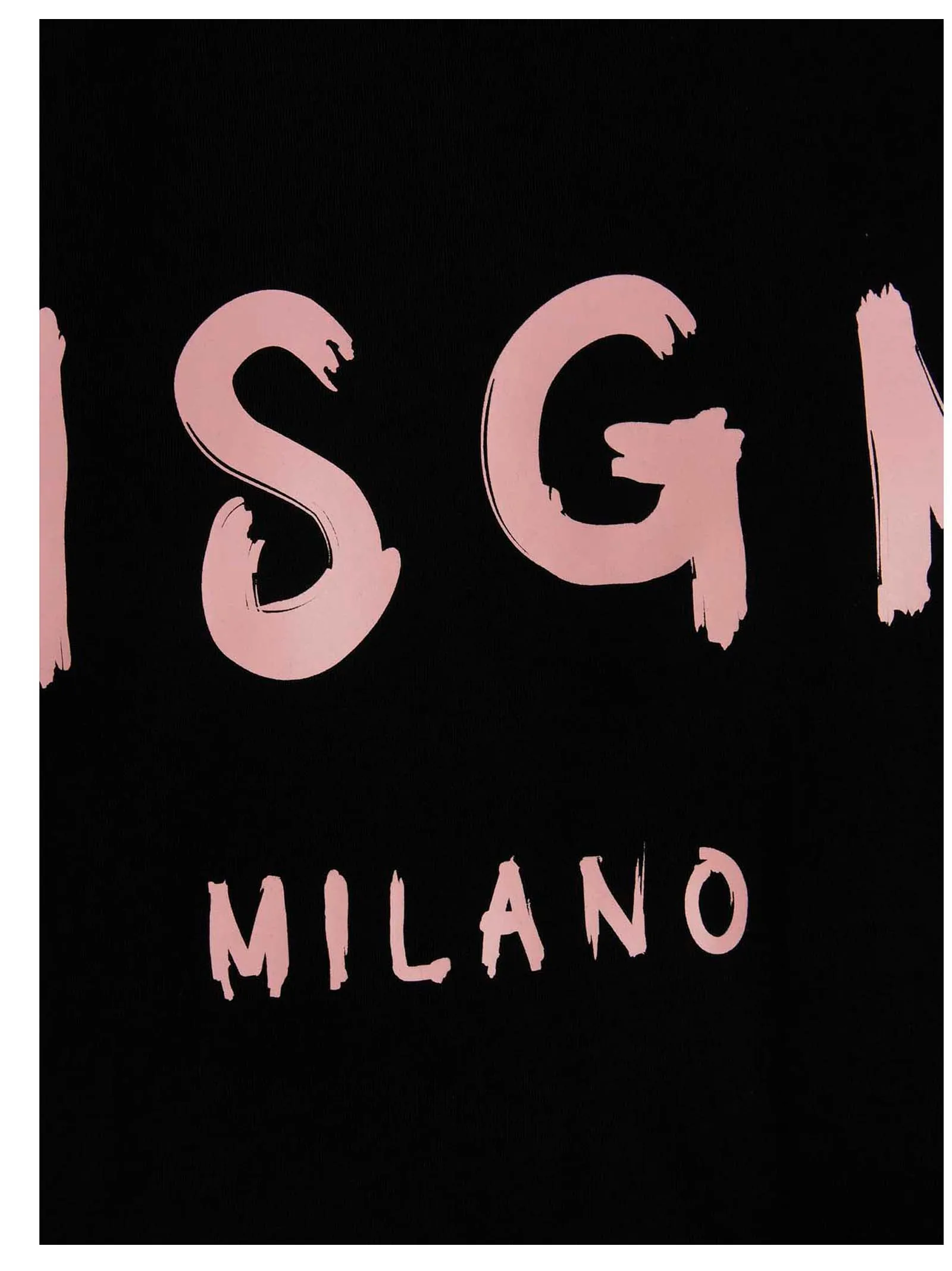 MSGM Logo Printed Crewneck T-Shirt