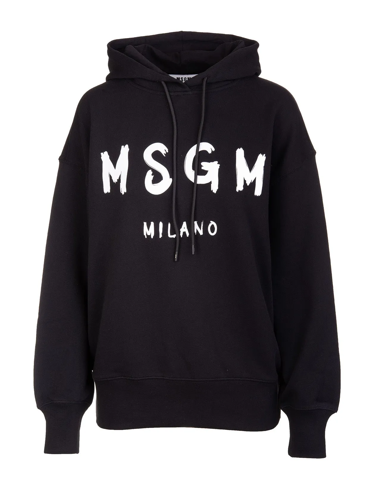 MSGM Logo Printed Drawstring Hoodie