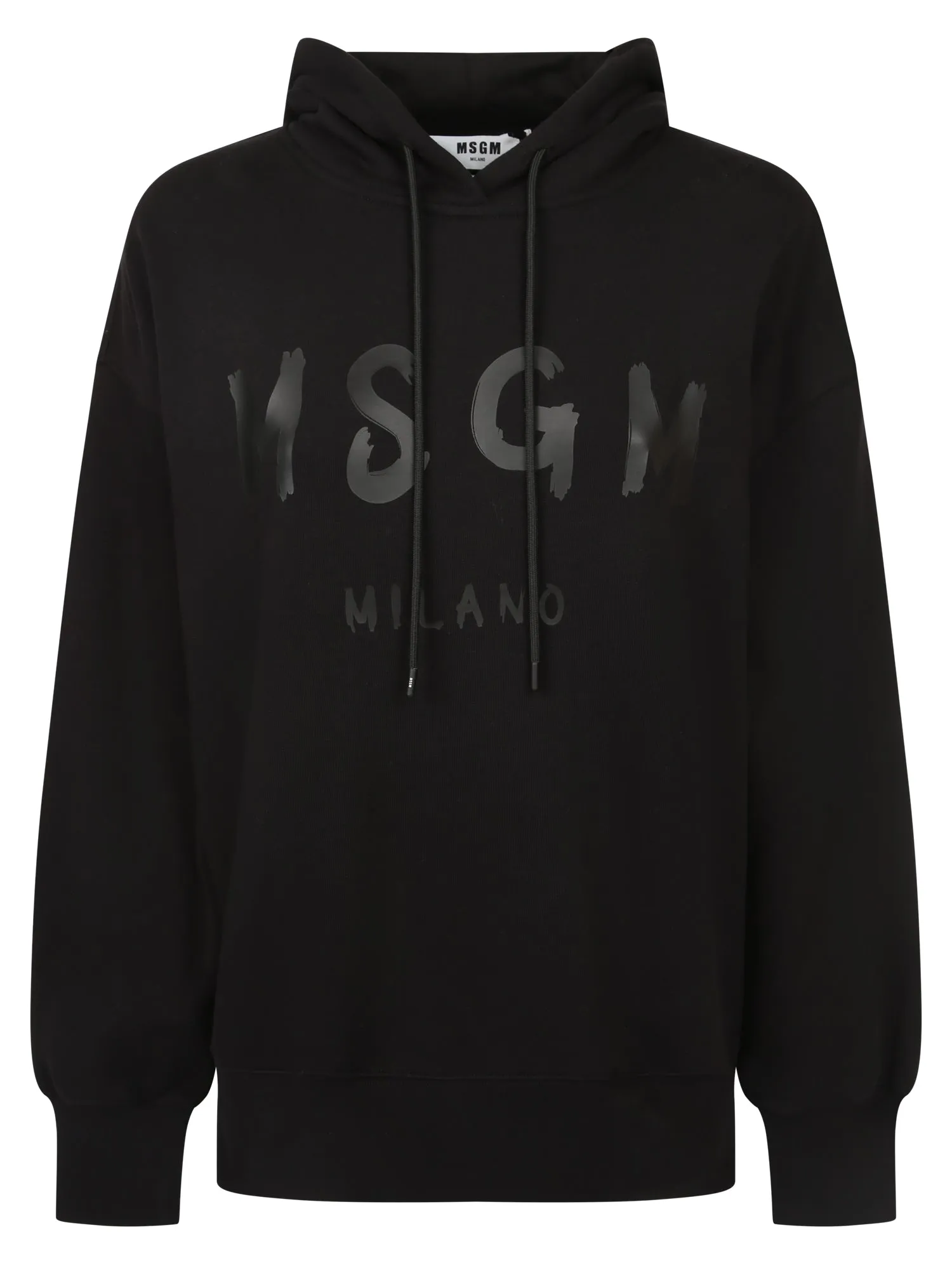 MSGM Logo Printed Drawstring Hoodie