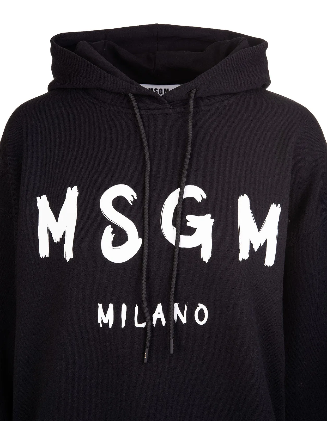 MSGM Logo Printed Drawstring Hoodie