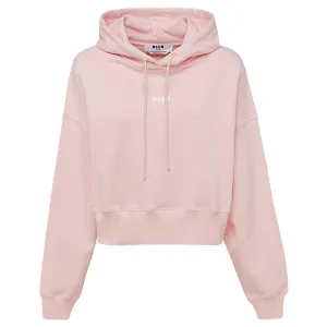 MSGM Logo Printed Drawstring Hoodie