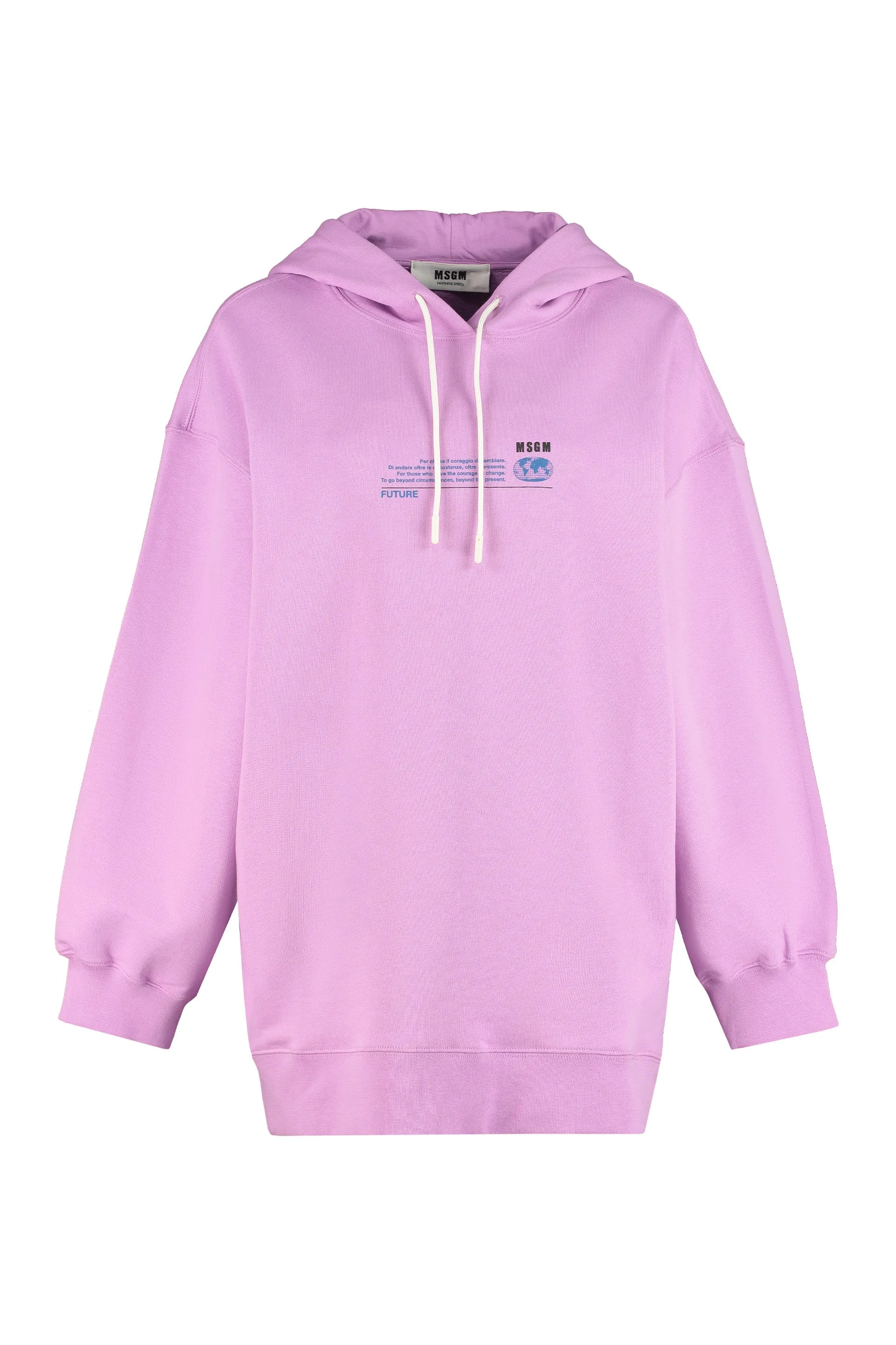 MSGM Logo Printed Hoodie