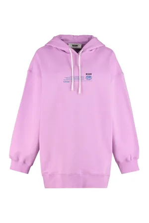 MSGM Logo Printed Hoodie