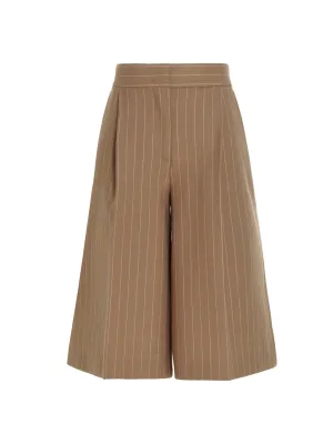 MSGM Pleated Knee-Length Shorts