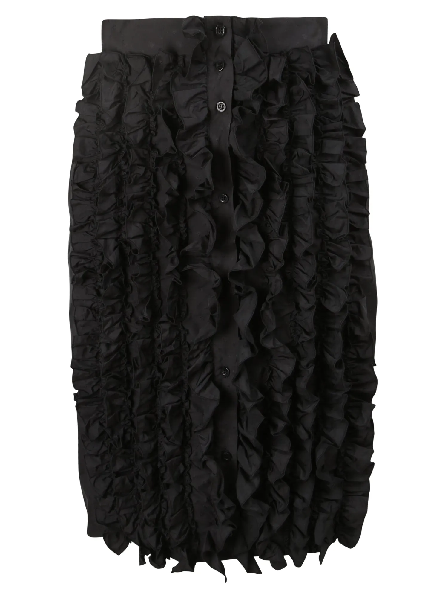 MSGM Ruffled Midi Skirt
