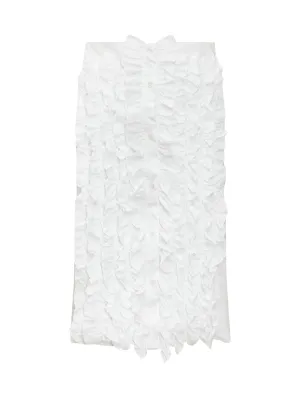 MSGM Ruffled Midi Skirt