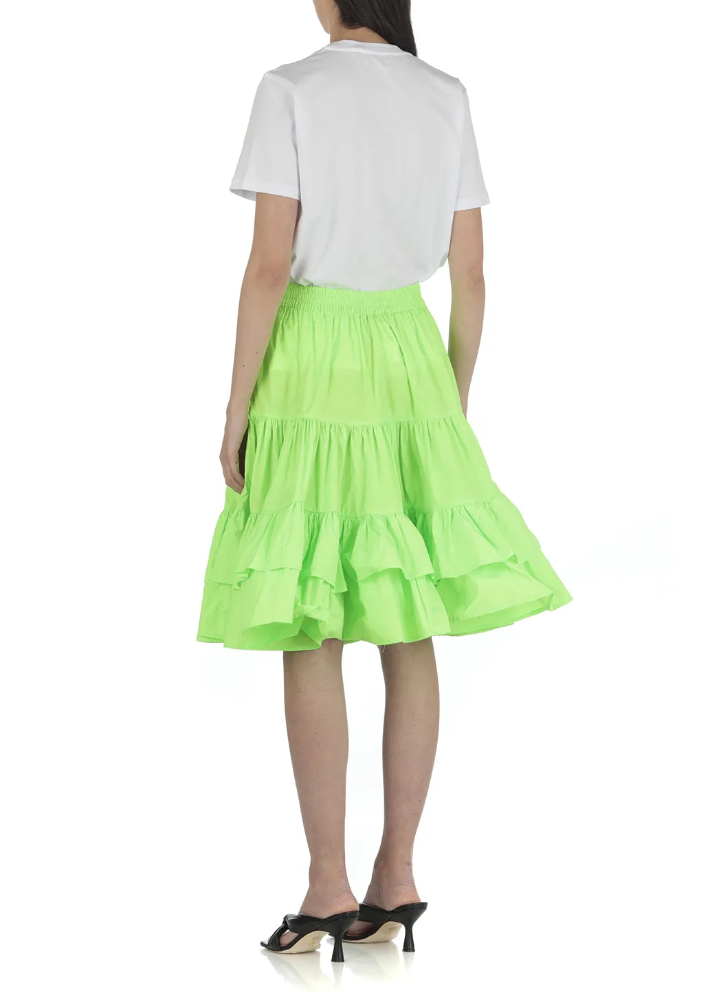 MSGM Ruffled Midi Skirt