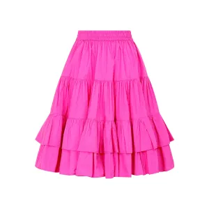 MSGM Ruffled Midi Skirt