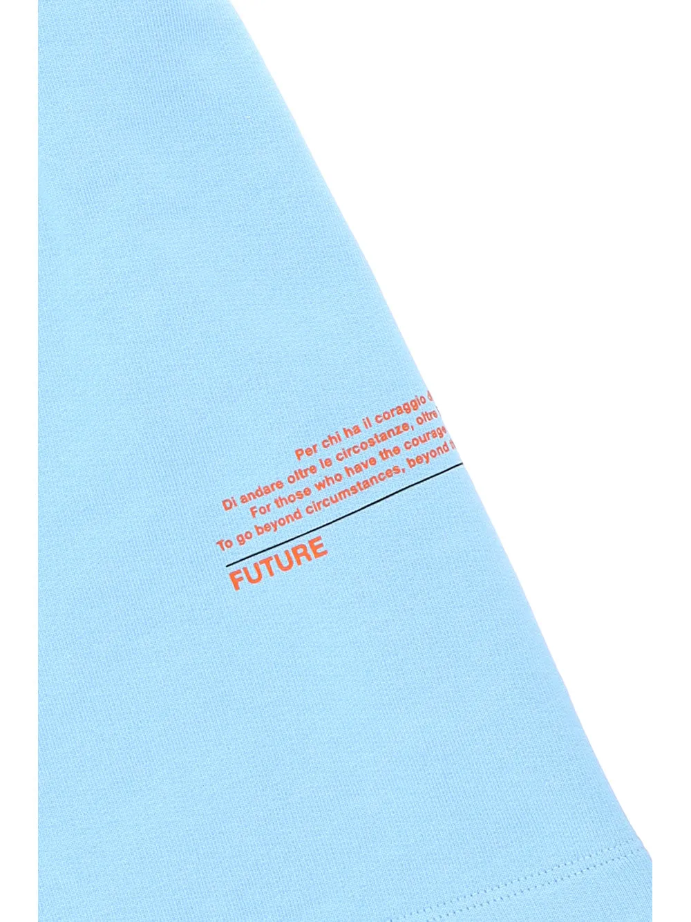 MSGM Slogan Print Drawstring Track Shorts
