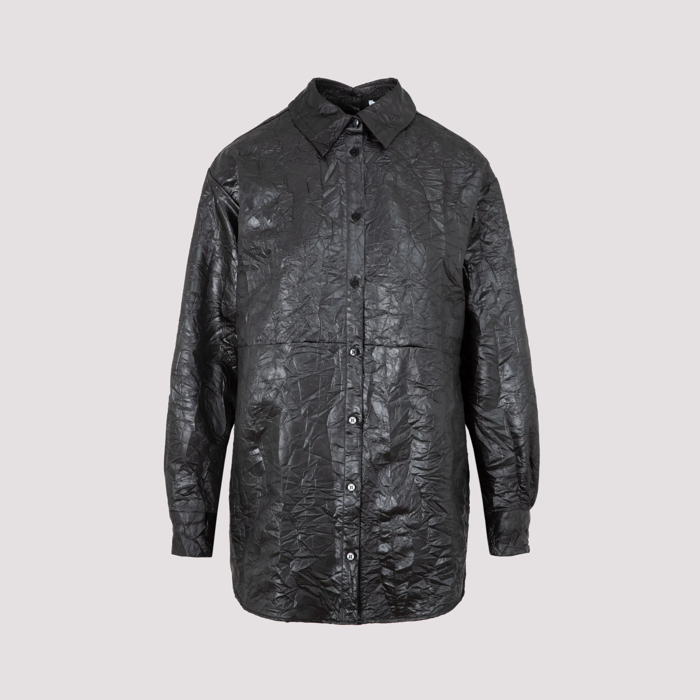 MSGM Snap-Button Collared Shirt