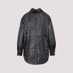 MSGM Snap-Button Collared Shirt