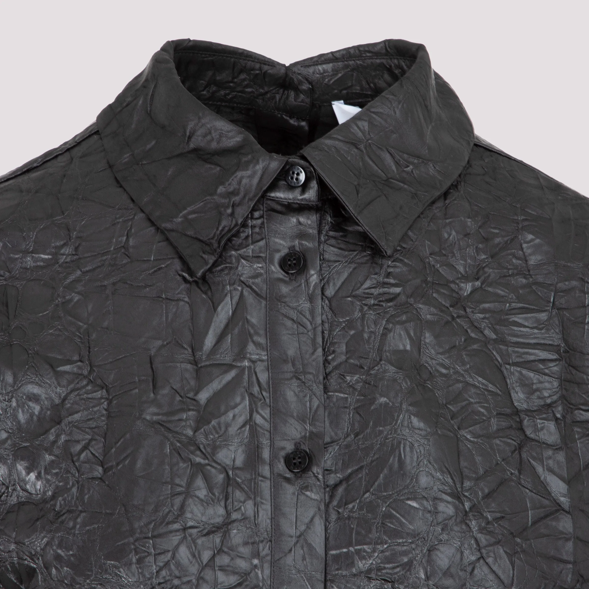 MSGM Snap-Button Collared Shirt