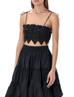 MSGM Strapped Cropped Top