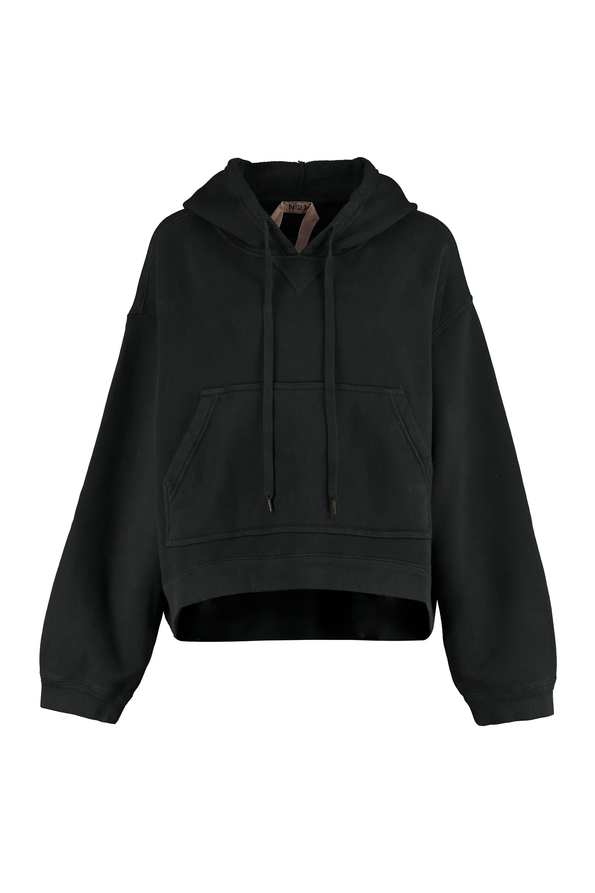 N21 Drawstring Long-Sleeved Hoodie