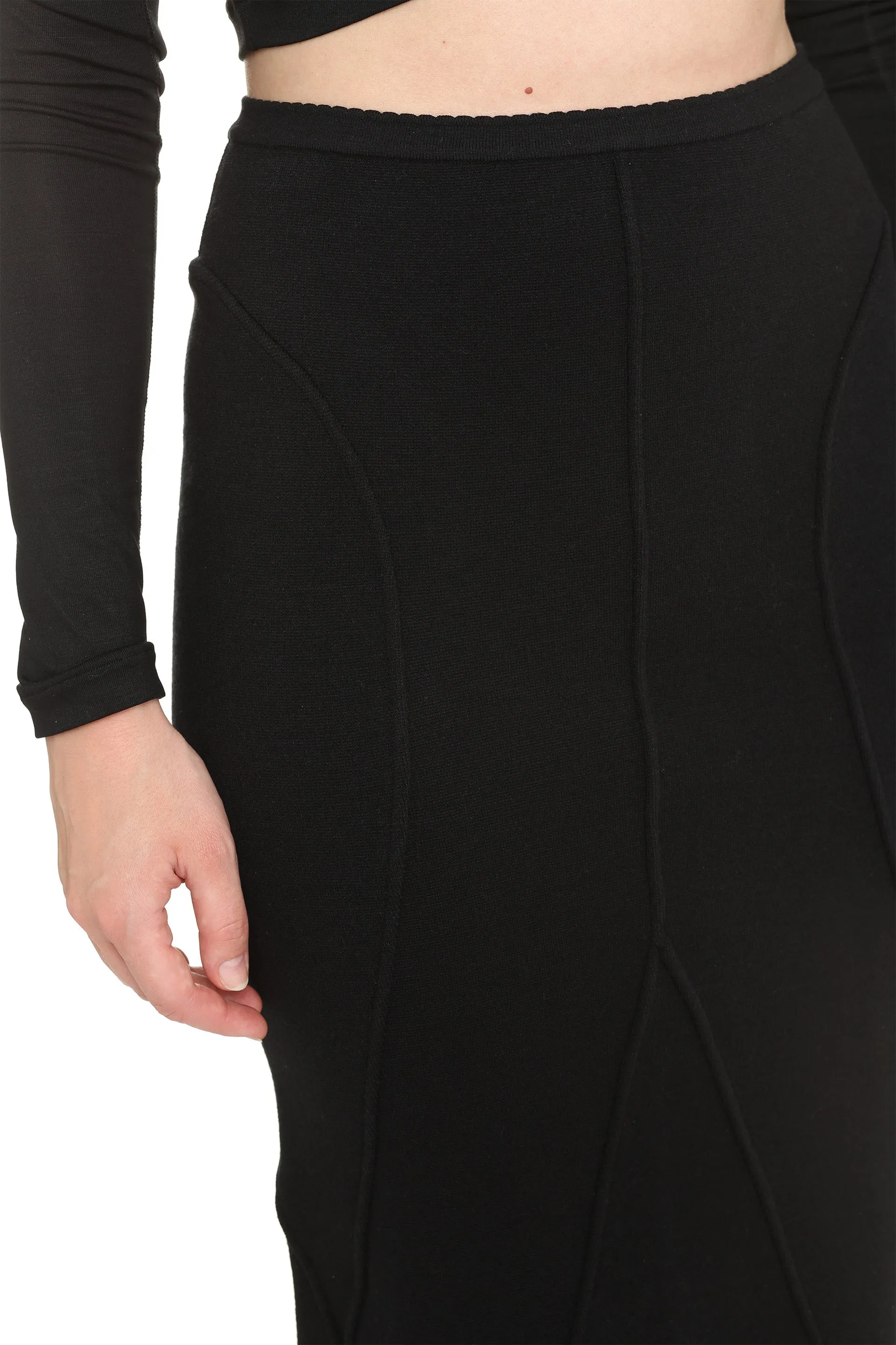 N21 Knitted Midi Pencil Skirt