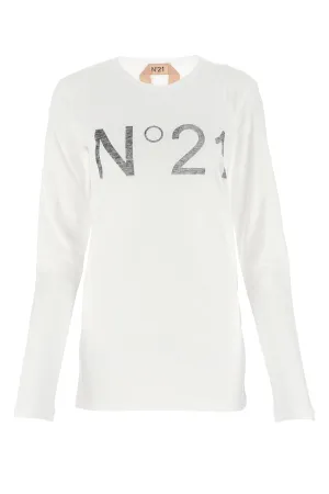 N21 Logo Printed Crewneck T-Shirt
