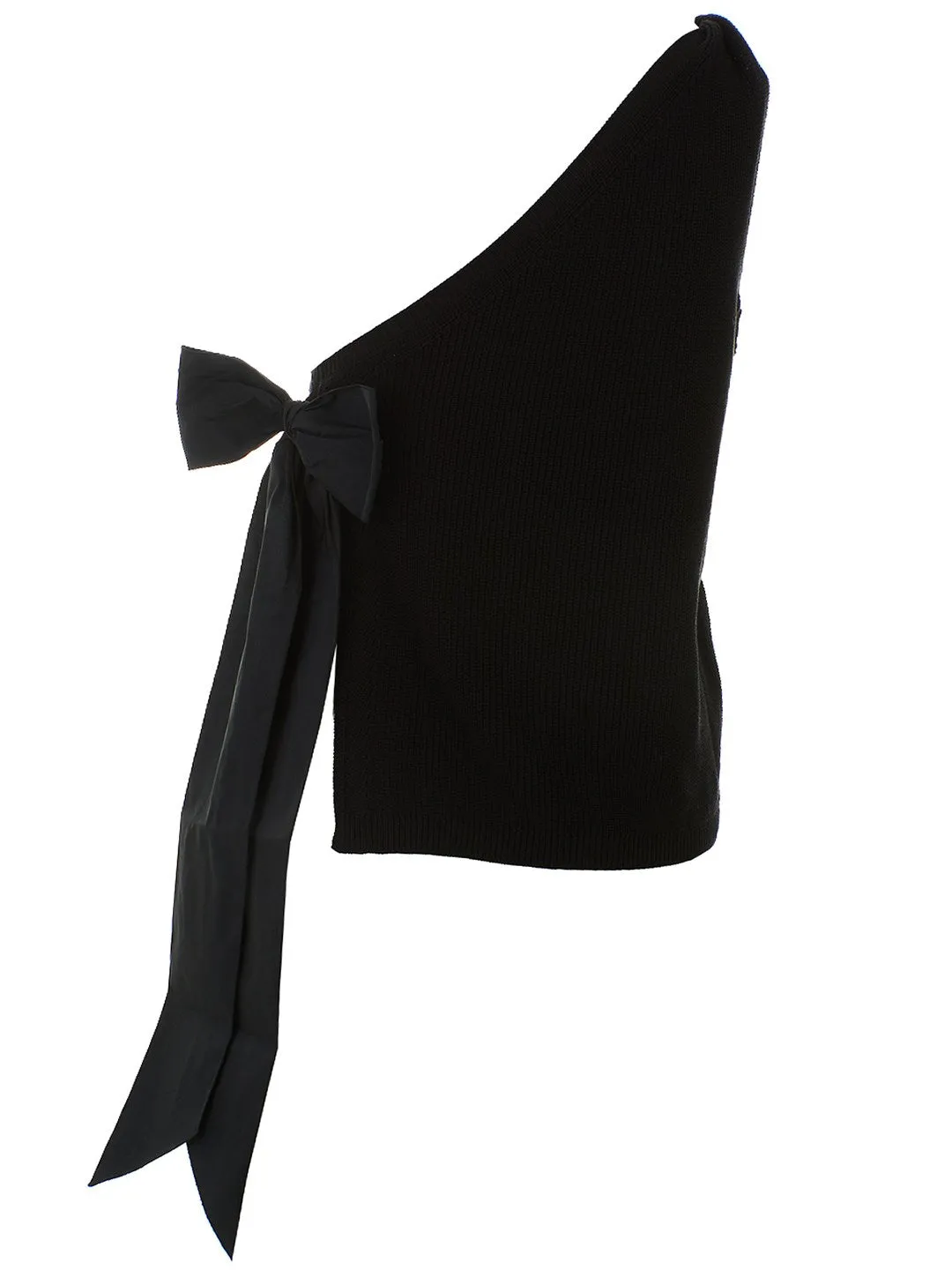 N21 One-Shoulder Slit Top