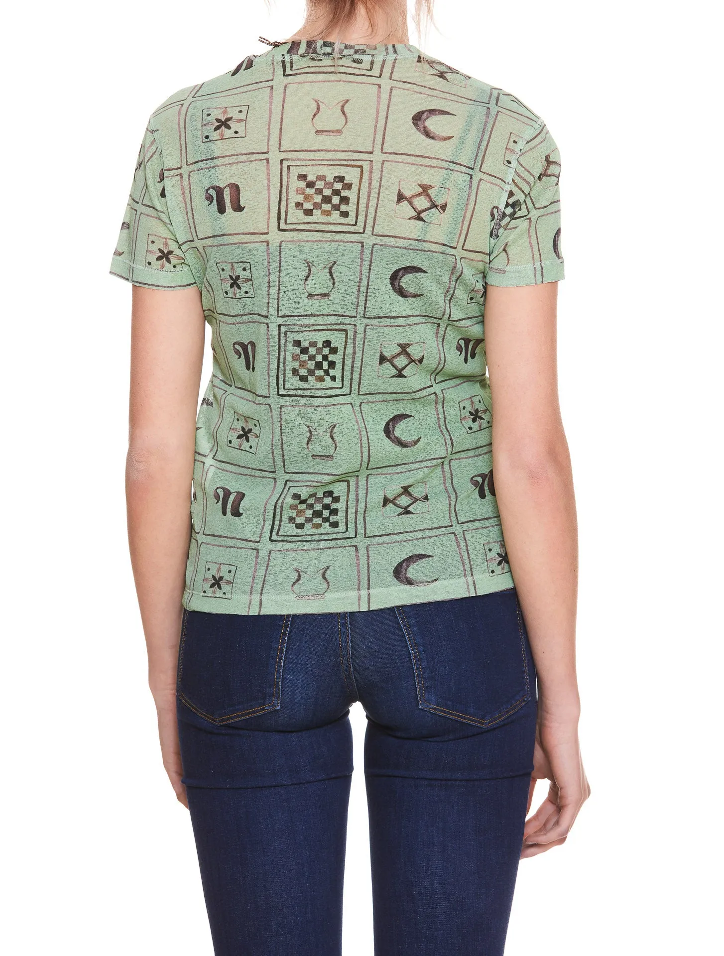 Nanushka Graphic Printed Crewneck T-Shirt
