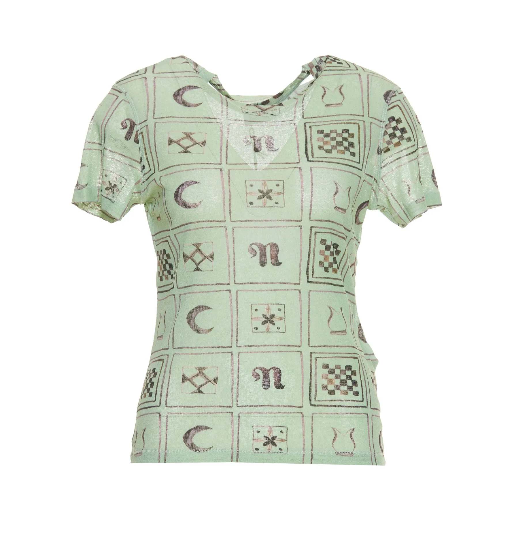 Nanushka Graphic Printed Crewneck T-Shirt
