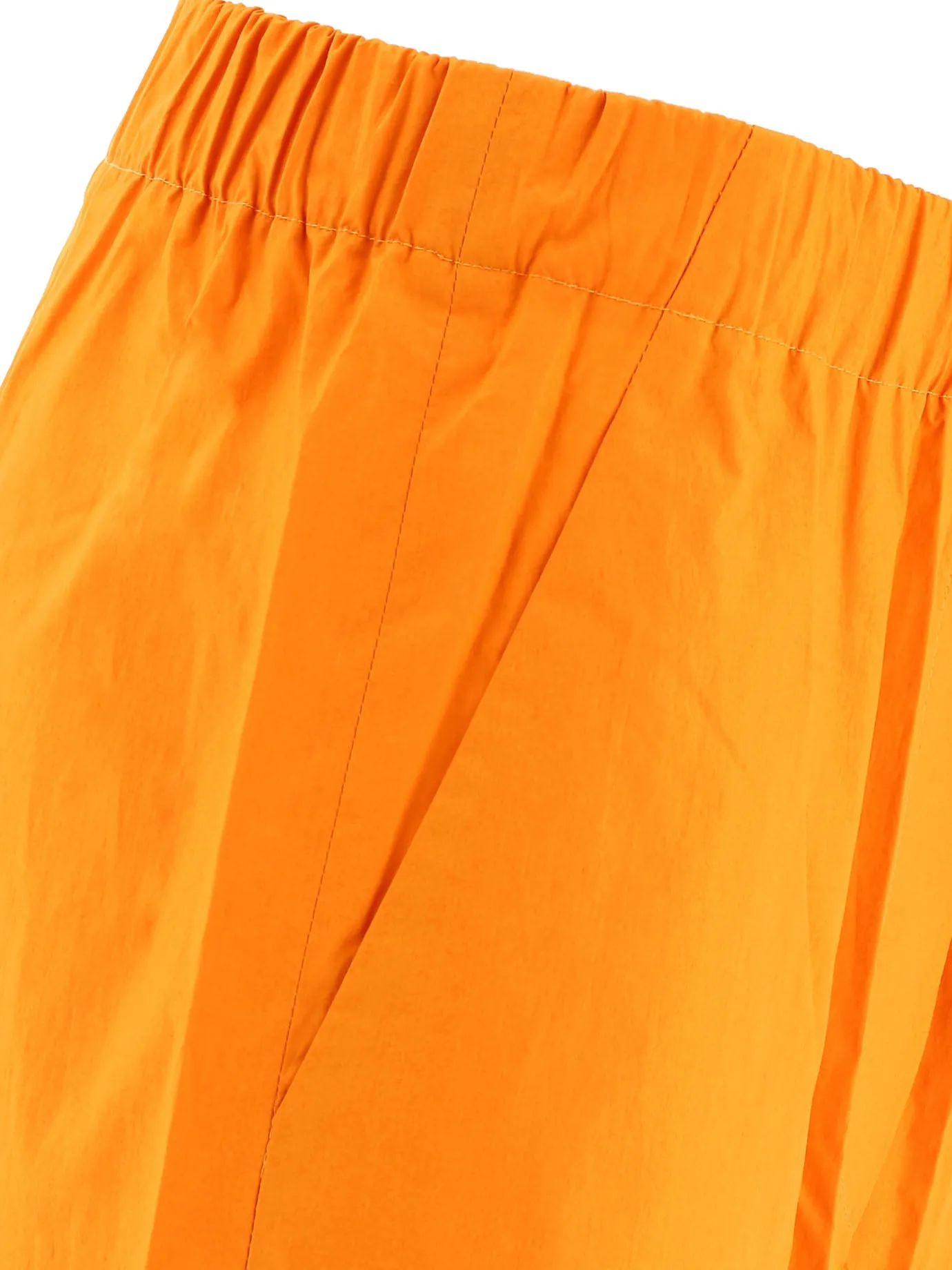 Nanushka High-Waist Logo Embroidered Shorts
