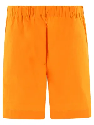 Nanushka High-Waist Logo Embroidered Shorts