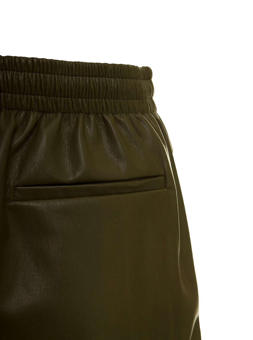 Nanushka Janna Vegan Drawstring Shorts
