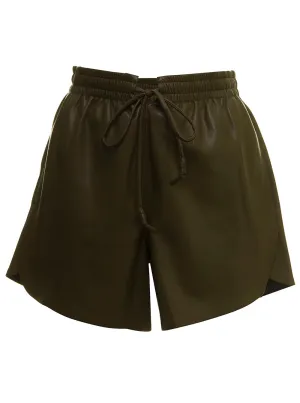 Nanushka Janna Vegan Drawstring Shorts