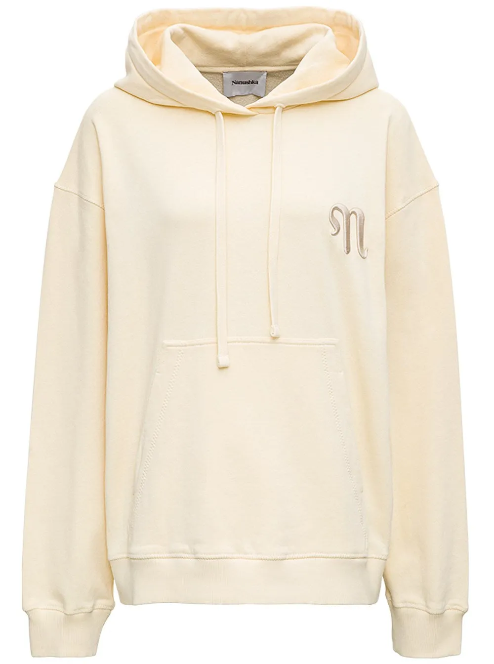 Nanushka Logo Embroidered Hoodie