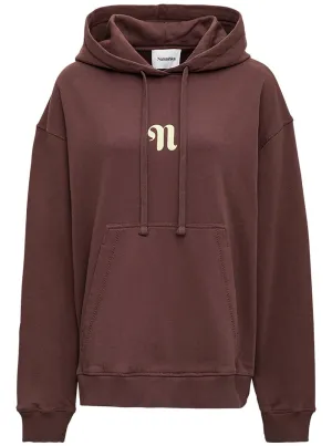 Nanushka Logo Printed Drawstring Hoodie