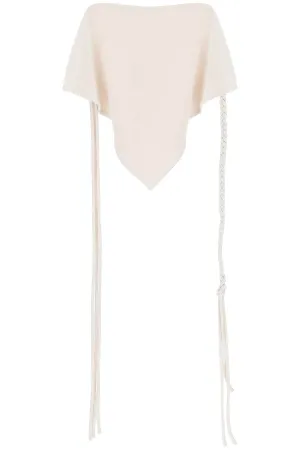 Nanushka Open Back Scarf Top