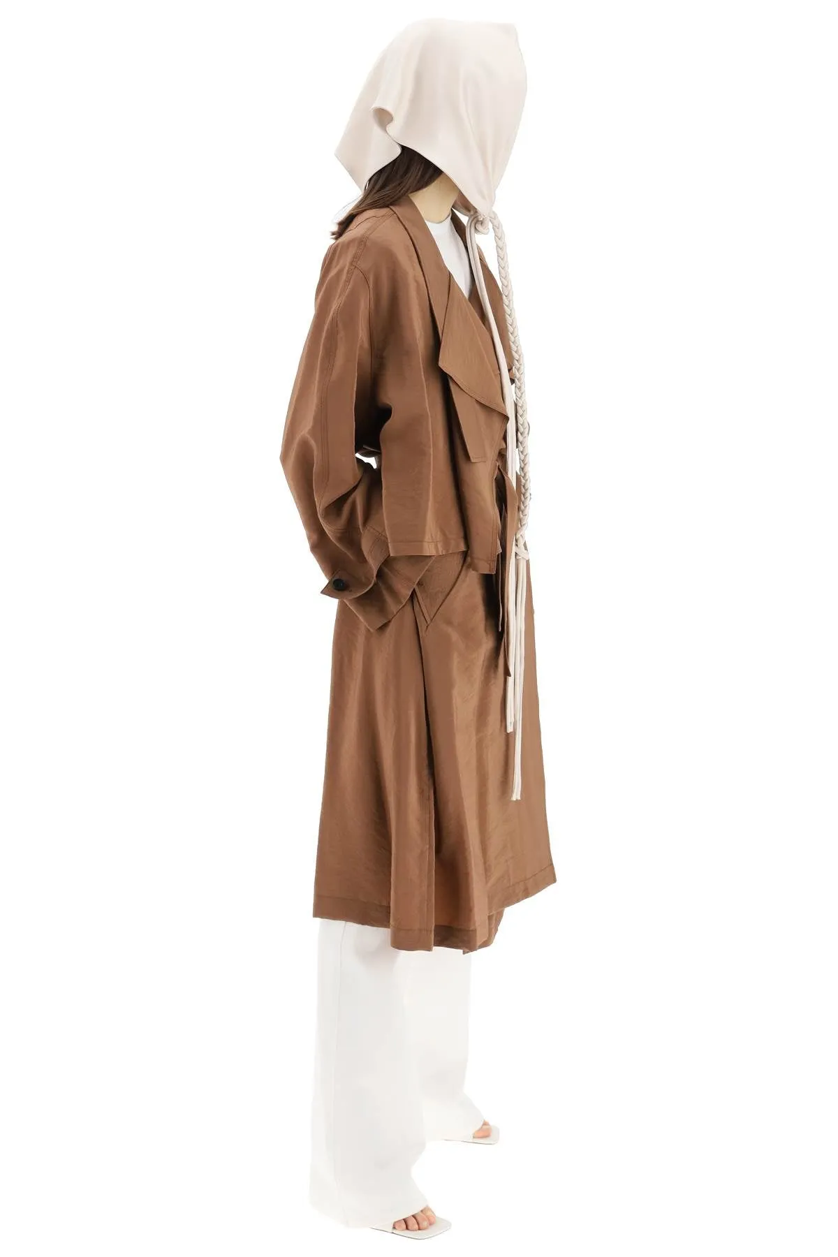 Nanushka Open Back Scarf Top