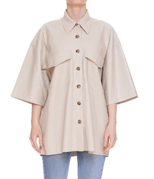 Nanushka Oversized Short-Sleeved Shirt