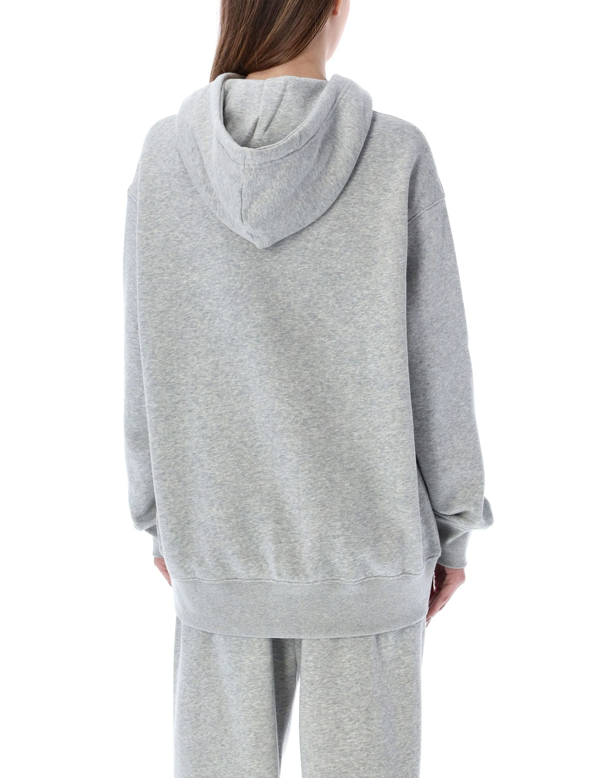 Nike Swoosh Logo Embroidered Drawstring Hoodie