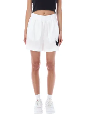 Nike Swoosh Printed Elasticated-Waist Shorts
