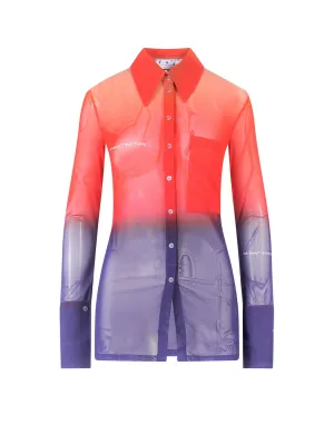 Off-White Buttoned Long-Sleeved Shirt