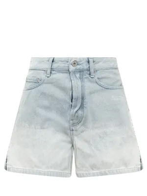 Off-White Degrade Denim Shorts