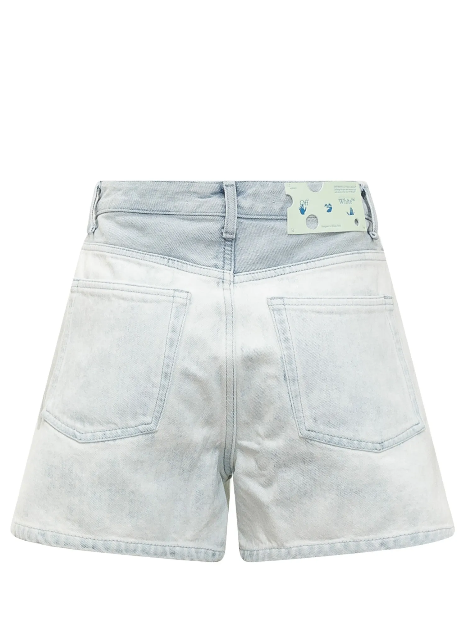 Off-White Degrade Denim Shorts
