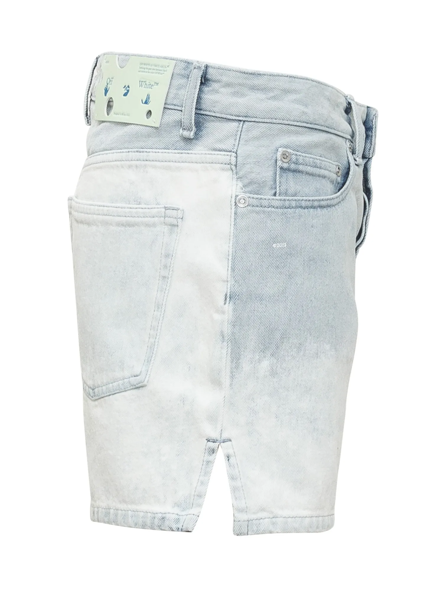 Off-White Degrade Denim Shorts